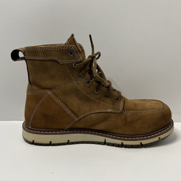 Keen Utility San Jose 6" Womens Size 8.5 Brown Safety Toe Waterproof Work Boots - Picture 4 of 11